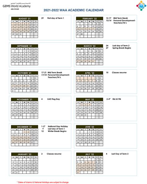 eastern wa university academic calendar